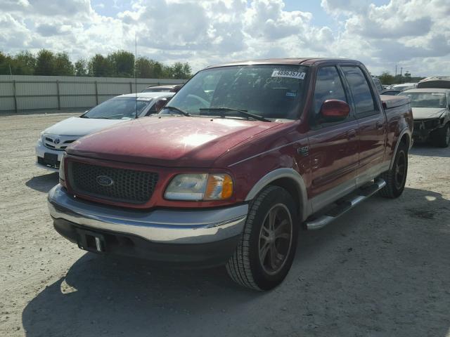 1FTRW07L83KC92656 - 2003 FORD F150 SUPER MAROON photo 2