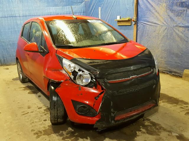 KL8CB6S99EC471519 - 2014 CHEVROLET SPARK LS RED photo 1