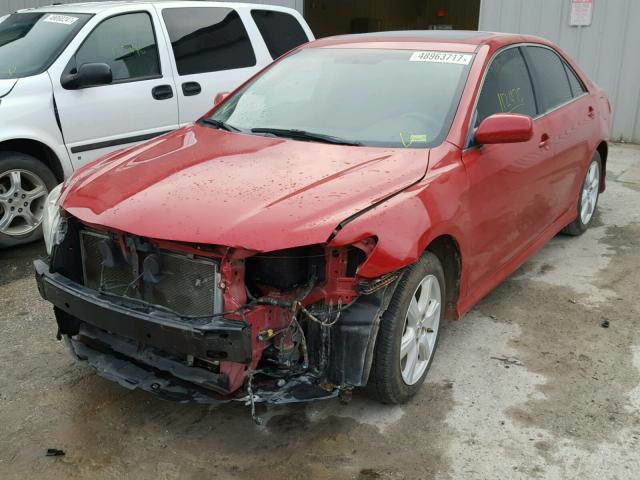 4T1BE46K19U377934 - 2009 TOYOTA CAMRY BASE RED photo 2