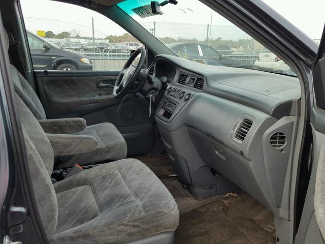 2HKRL18644H500281 - 2004 HONDA ODYSSEY EX GRAY photo 5