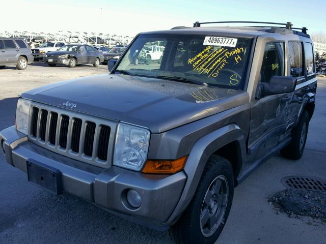 1J8HG48K76C188222 - 2006 JEEP COMMANDER ოქროსფერი ფოტო 2