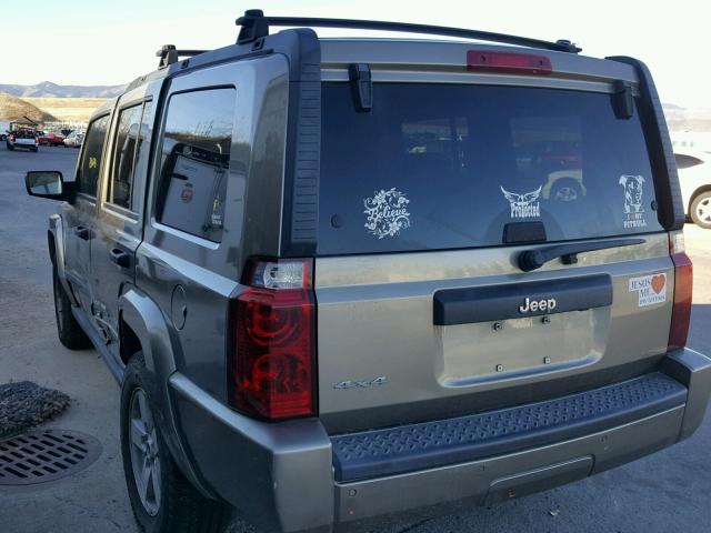 1J8HG48K76C188222 - 2006 JEEP COMMANDER ოქროსფერი ფოტო 3