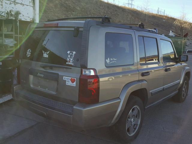 1J8HG48K76C188222 - 2006 JEEP COMMANDER ოქროსფერი ფოტო 4