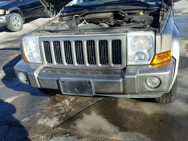 1J8HG48K76C188222 - 2006 JEEP COMMANDER ოქროსფერი ფოტო 7