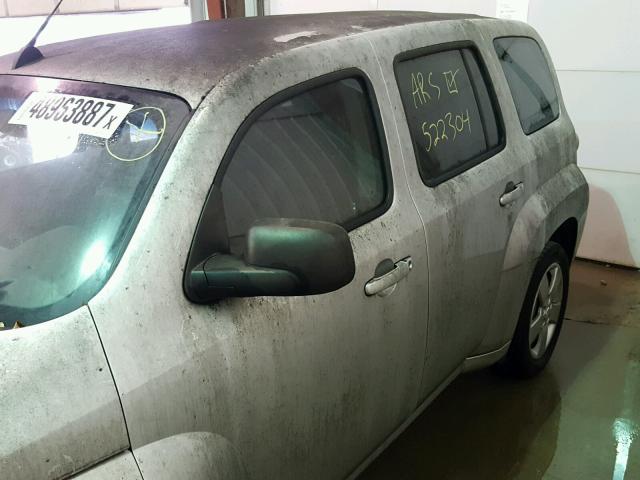 3GNBAAFW6BS522304 - 2011 CHEVROLET HHR LS SILVER photo 10