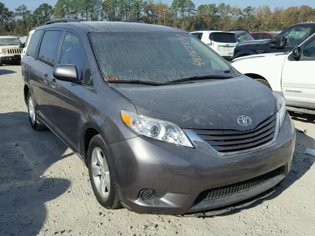 5TDKK3DC3GS737662 - 2016 TOYOTA SIENNA LE GRAY photo 1