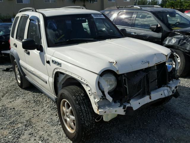 1J4GK48K05W620562 - 2005 JEEP LIBERTY SP WHITE photo 1