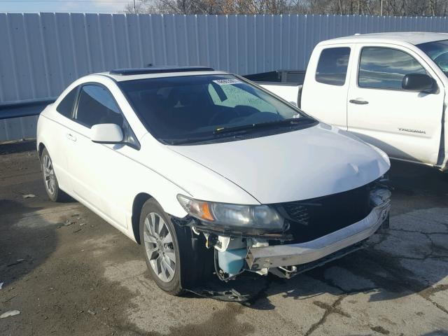 2HGFG1B85AH510938 - 2010 HONDA CIVIC EX WHITE photo 1