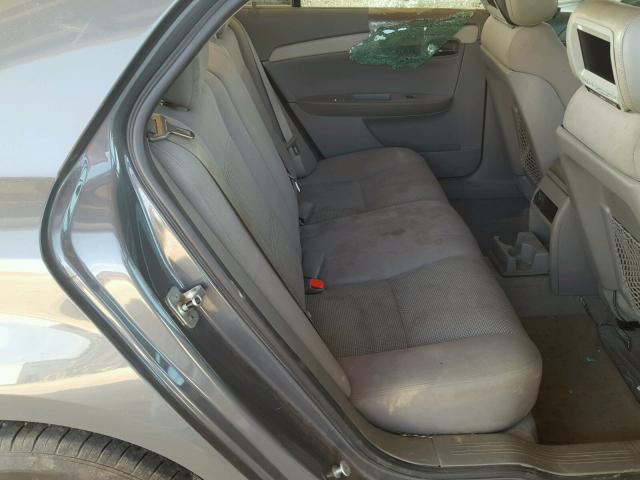 1G1ZG57BX8F187823 - 2008 CHEVROLET MALIBU LS GRAY photo 6