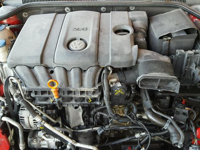 3VWDX7AJ7CM362046 - 2012 VOLKSWAGEN JETTA SE 红色 照片 7