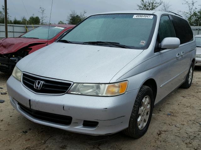 5FNRL18022B051478 - 2002 HONDA ODYSSEY EX SILVER photo 2