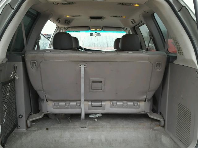 5FNRL18022B051478 - 2002 HONDA ODYSSEY EX SILVER photo 9