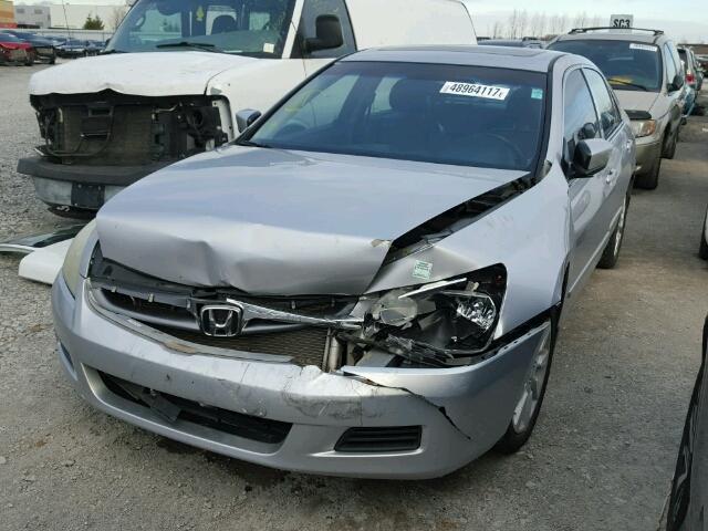 1HGCM66506A801569 - 2006 HONDA ACCORD EX SILVER photo 2