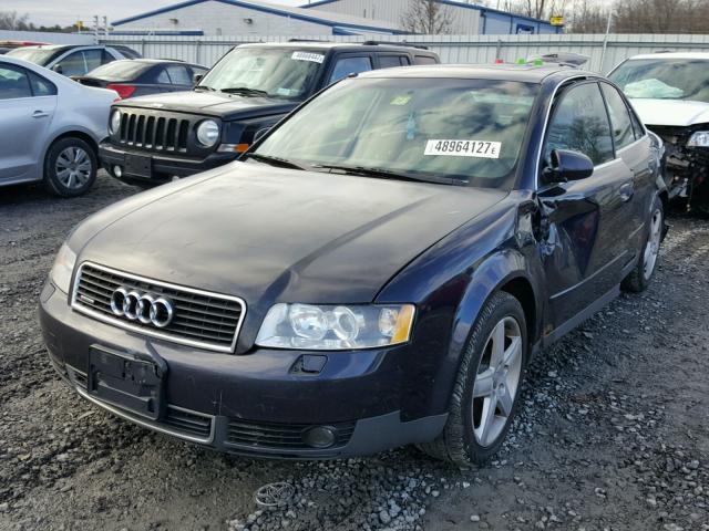 WAULT68E53A143237 - 2003 AUDI A4 3.0 QUA BLUE photo 2