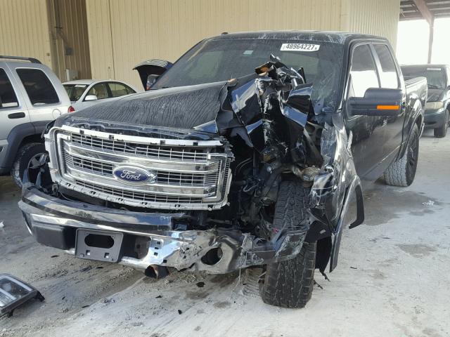 1FTPW12V19FA90359 - 2009 FORD F150 SUPER BLACK photo 2