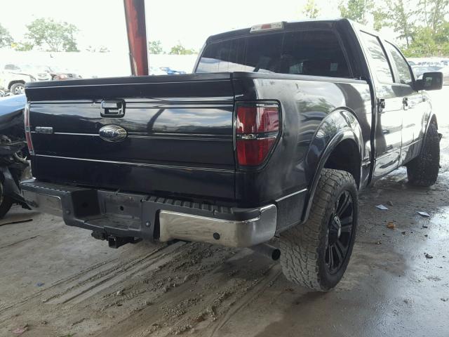 1FTPW12V19FA90359 - 2009 FORD F150 SUPER BLACK photo 4