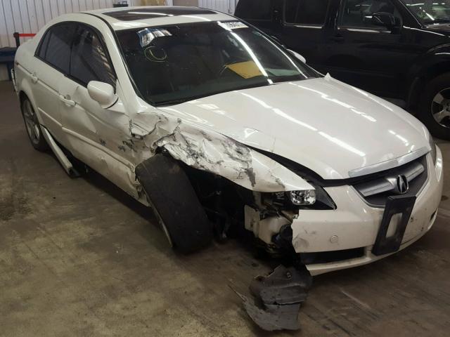 19UUA66265A076545 - 2005 ACURA TL WHITE photo 1