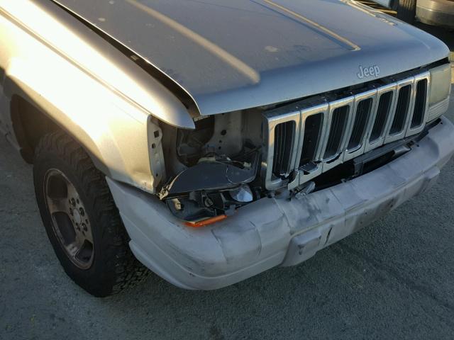 1J4GZ58S1WC325281 - 1998 JEEP GRAND CHER WHITE photo 9