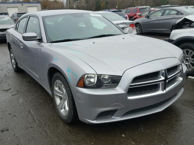 2C3CDXBG3EH102243 - 2014 DODGE CHARGER SE SILVER photo 1