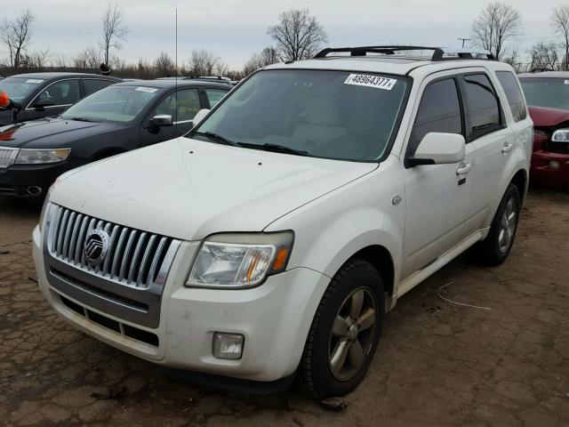 4M2CU97G09KJ23916 - 2009 MERCURY MARINER PR WHITE photo 2
