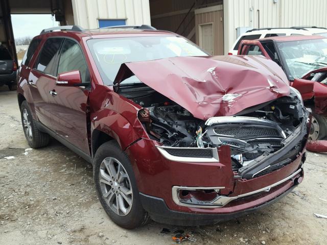 1GKKRRKD9GJ123582 - 2016 GMC ACADIA SLT RED photo 1