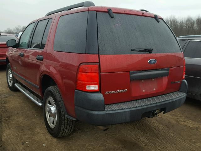 1FMZU72K75UA77883 - 2005 FORD EXPLORER X RED photo 3