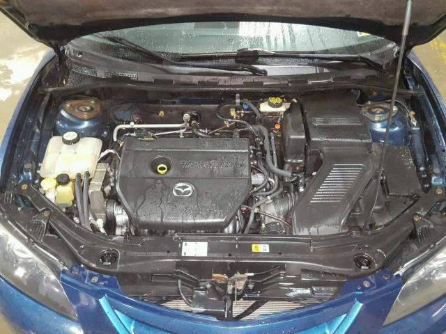 JM1BK323971736628 - 2007 MAZDA 3 S BLUE photo 7