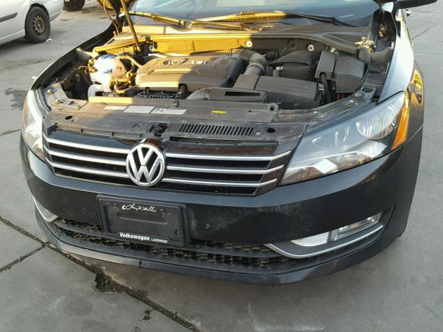 1VWAS7A3XFC110736 - 2015 VOLKSWAGEN PASSAT S შავი ფოტო 7