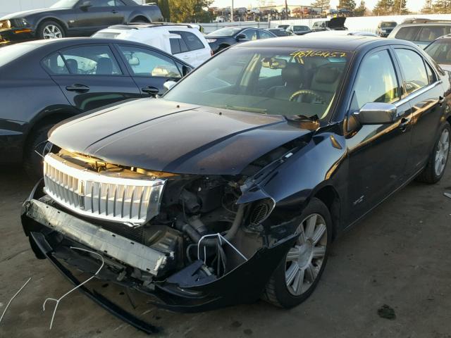 3LNHM26T08R645064 - 2008 LINCOLN MKZ BLACK photo 2