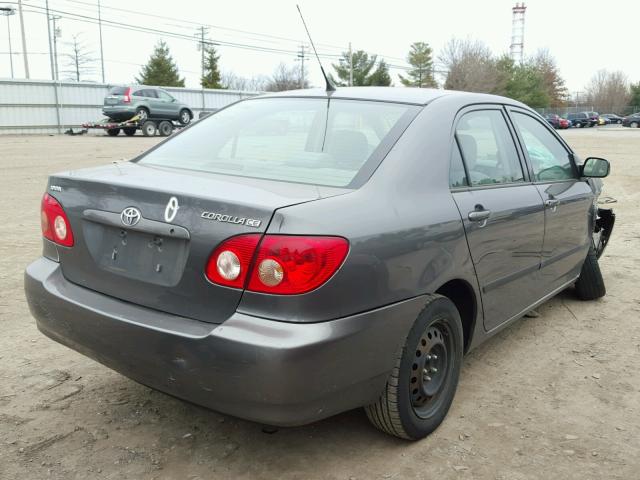 2T1BR32E07C800922 - 2007 TOYOTA COROLLA CE GRAY photo 4