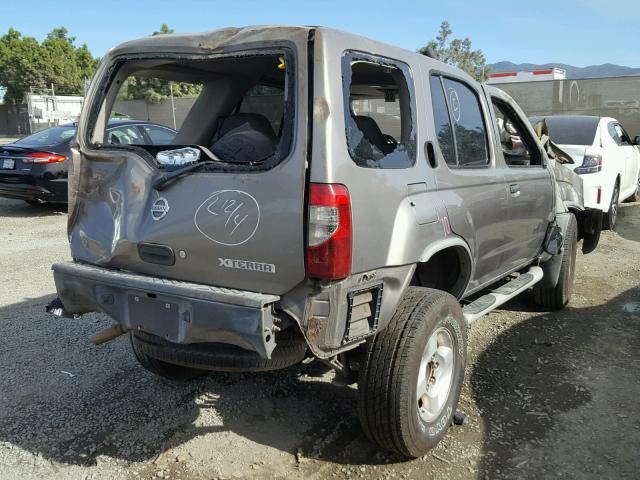 5N1ED28T73C673161 - 2003 NISSAN XTERRA XE GRAY photo 4