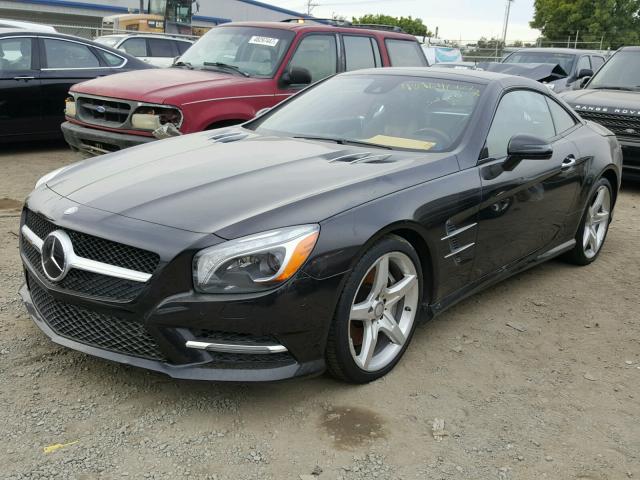 WDDJK7DA5DF012504 - 2013 MERCEDES-BENZ SL 550 BLACK photo 2