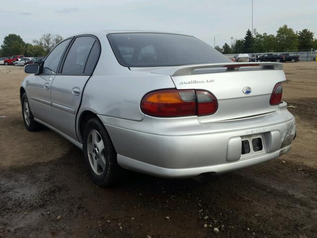 1G1NE52JX3M560088 - 2003 CHEVROLET MALIBU LS ვერცხლისფერი ფოტო 3