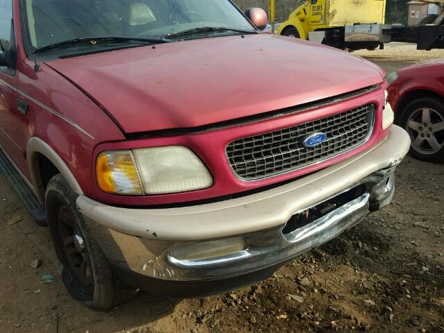 1FMEU17LXVLC37905 - 1997 FORD EXPEDITION RED photo 9