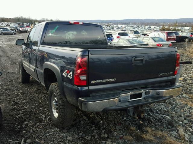 1GCHK29U85E241684 - 2005 CHEVROLET SILVERADO BLUE photo 3