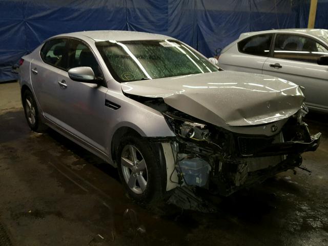 5XXGM4A78EG328827 - 2014 KIA OPTIMA LX SILVER photo 1