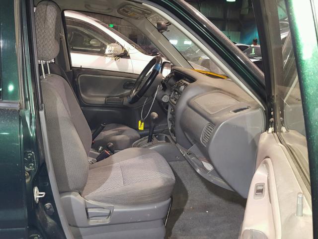 2CNBJ134046908032 - 2004 CHEVROLET TRACKER GREEN photo 5