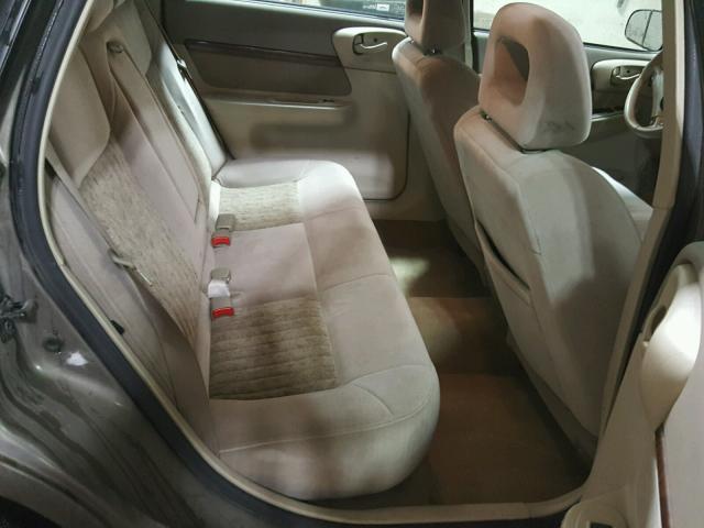 2G1WH52K639437115 - 2003 CHEVROLET IMPALA LS BROWN photo 6