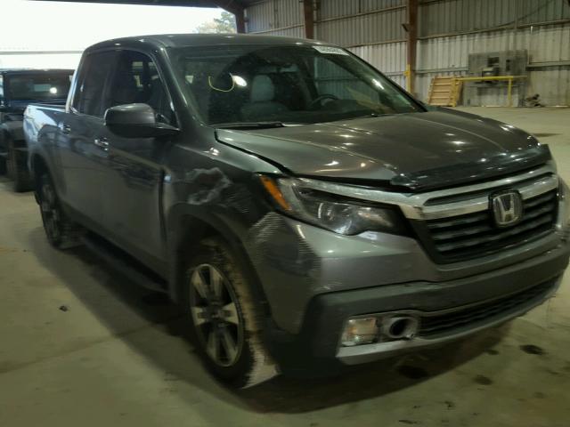 5FPYK3F79HB008332 - 2017 HONDA RIDGELINE GRAY photo 1