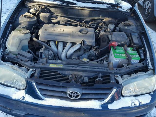 1NXBR12E72Z628898 - 2002 TOYOTA COROLLA CE GREEN photo 7