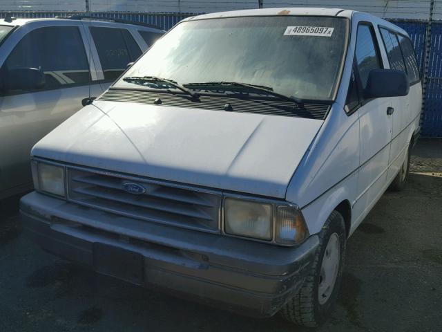 1FMDA31U4TZB10403 - 1996 FORD AEROSTAR WHITE photo 2