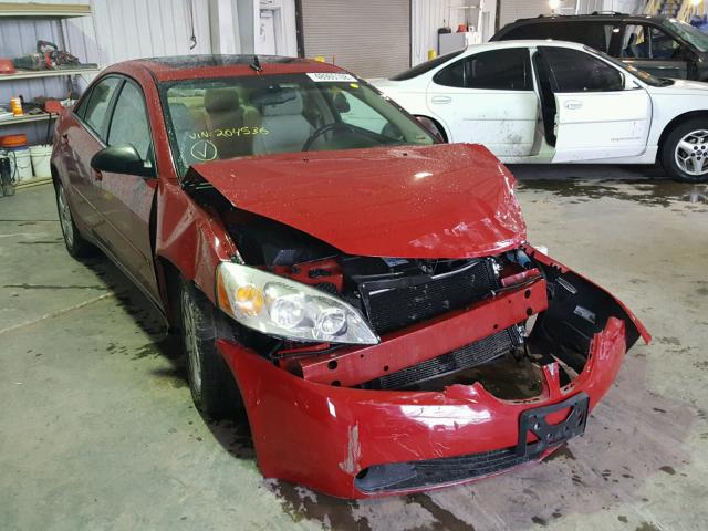 1G2ZH558564204536 - 2006 PONTIAC G6 GT RED photo 1