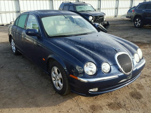 SAJDA01N51FM01455 - 2001 JAGUAR S-TYPE BLUE photo 1