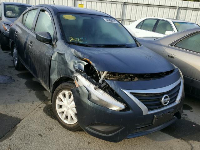 3N1CN7AP7GL844314 - 2016 NISSAN VERSA S GRAY photo 1