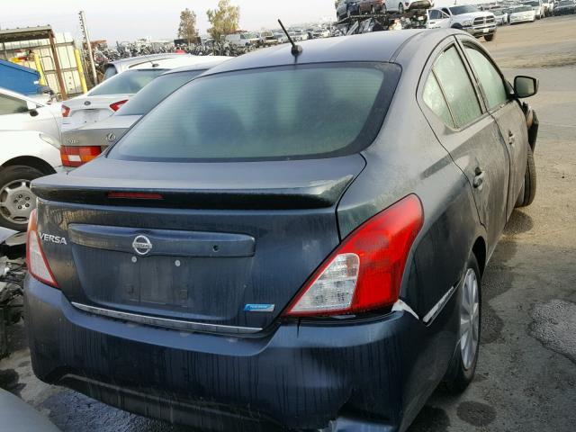 3N1CN7AP7GL844314 - 2016 NISSAN VERSA S GRAY photo 4