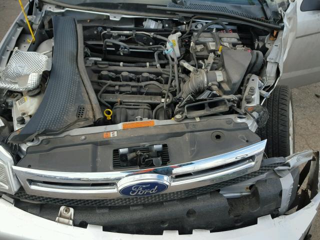 1FAHP3HN9BW189186 - 2011 FORD FOCUS SEL SILVER photo 7