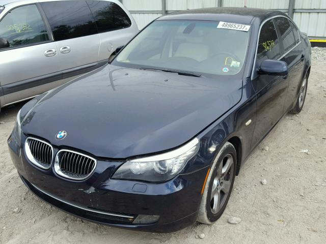 WBANV93588CW56859 - 2008 BMW 535 XI Կապույտ լուսանկար 2