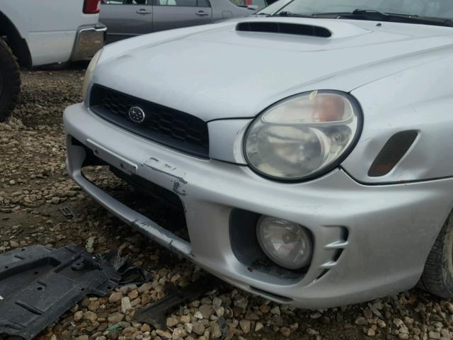 JF1GD29662G509824 - 2002 SUBARU IMPREZA WR SILVER photo 9