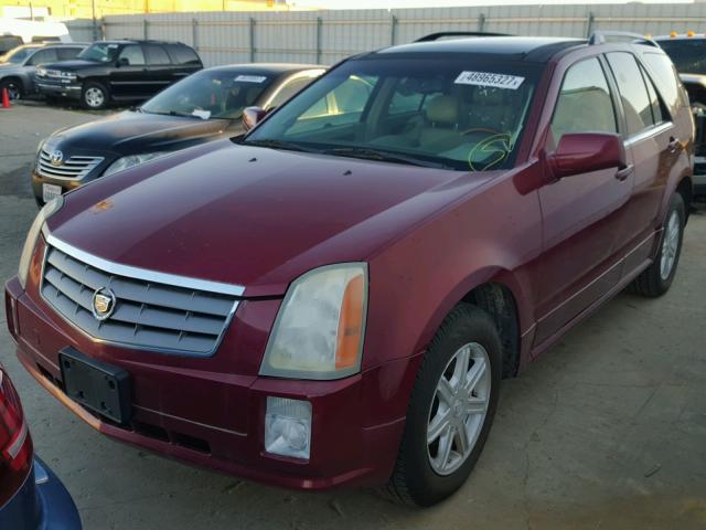 1GYDE637840126377 - 2004 CADILLAC SRX RED photo 2