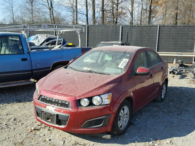 1G1JC5SH3D4146301 - 2013 CHEVROLET SONIC LT 红色 照片 2